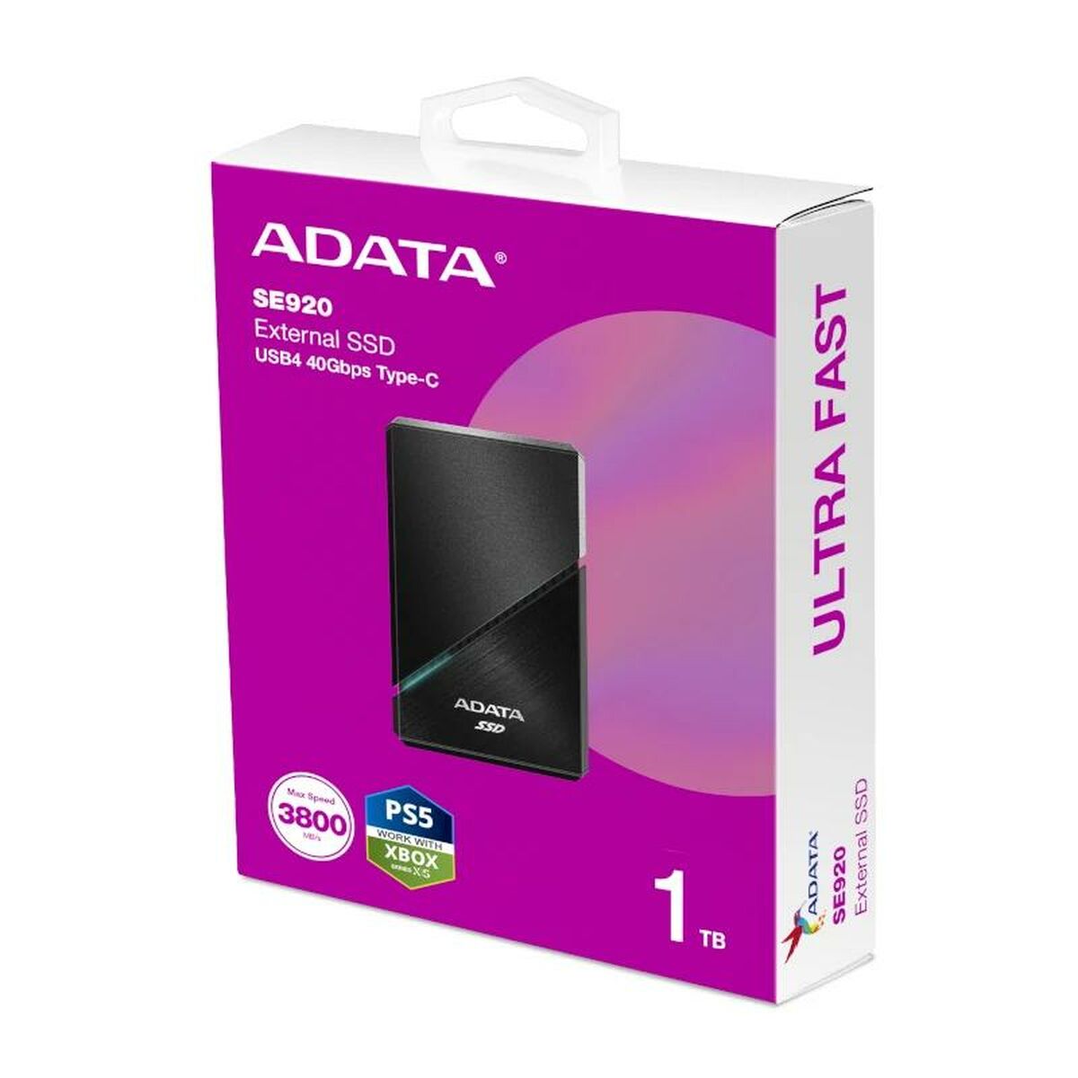 Ekstern harddisk Adata SE920 1 TB SSD